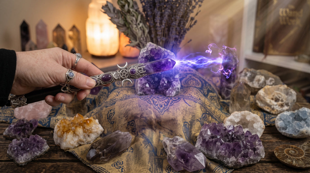 How to Use a Magick Crystal Wand for Energy Healing