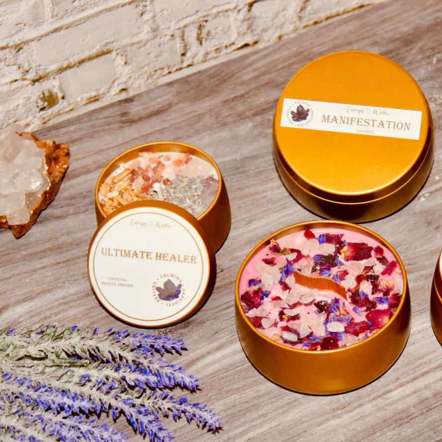 Crystal Candles: A Unique Blend of Healing and Illumination