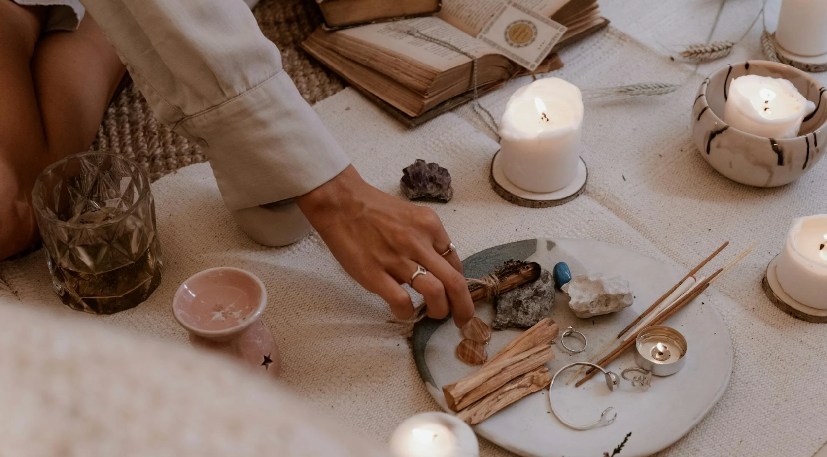 My Morning Ritual | Candles & Sage