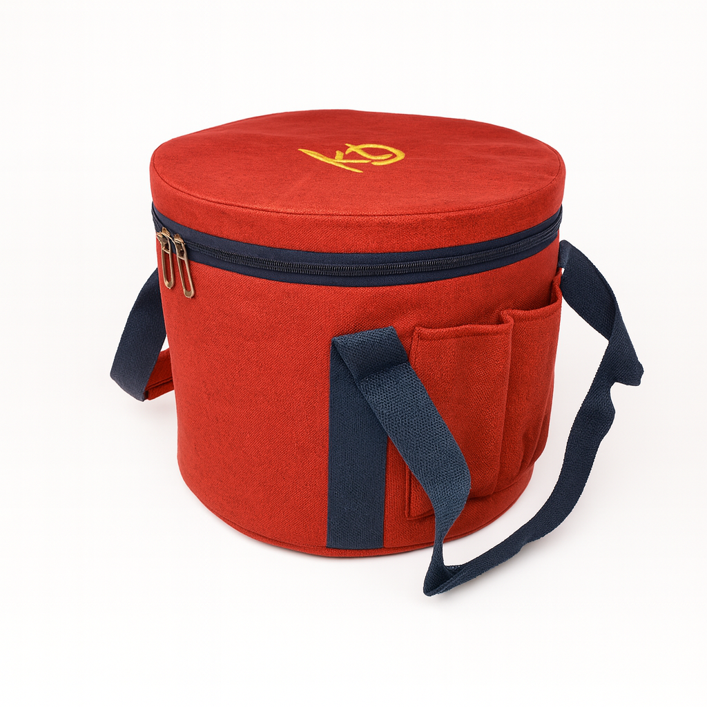 9.5" Crystal Bowl & Bag- Purple - B Note (Crown Chakra)