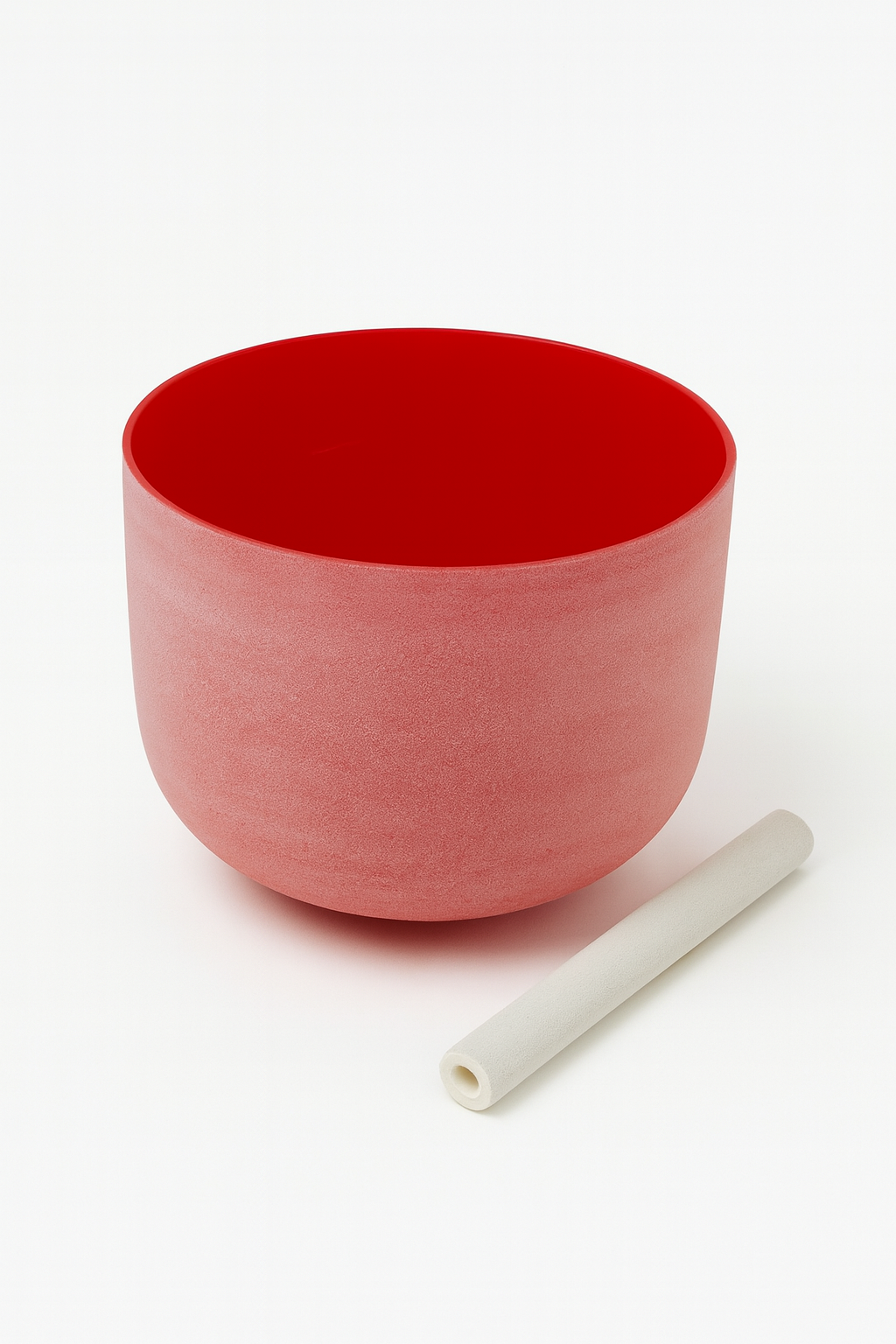 9.5" Crystal Bowl & Bag- Red - C Note (Root Chakra)