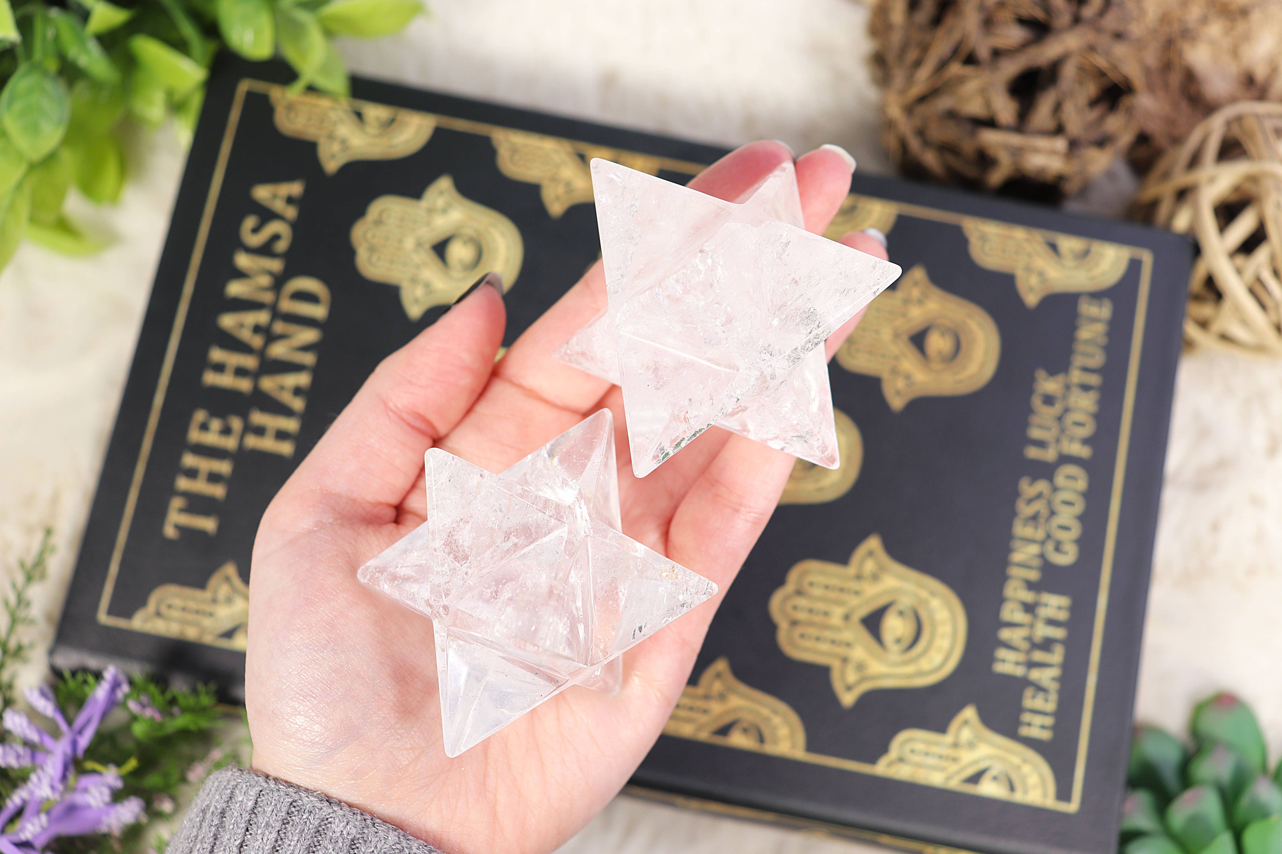 Clear Quartz Merkaba