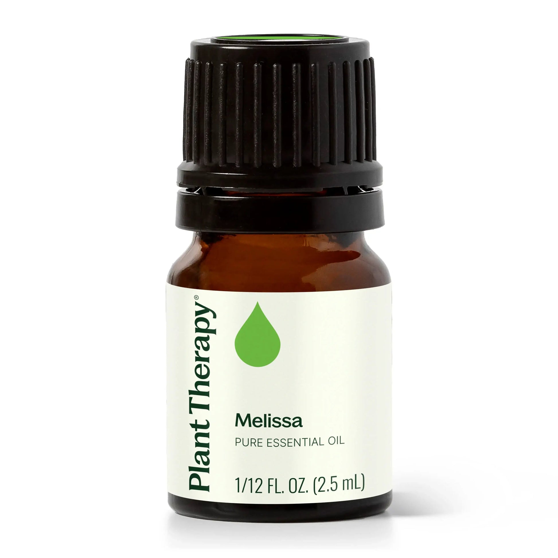 Melissa essential oil bottle with a white label on a white background - JOY - Journey Of You - Spiritual, Holistic, Empowering