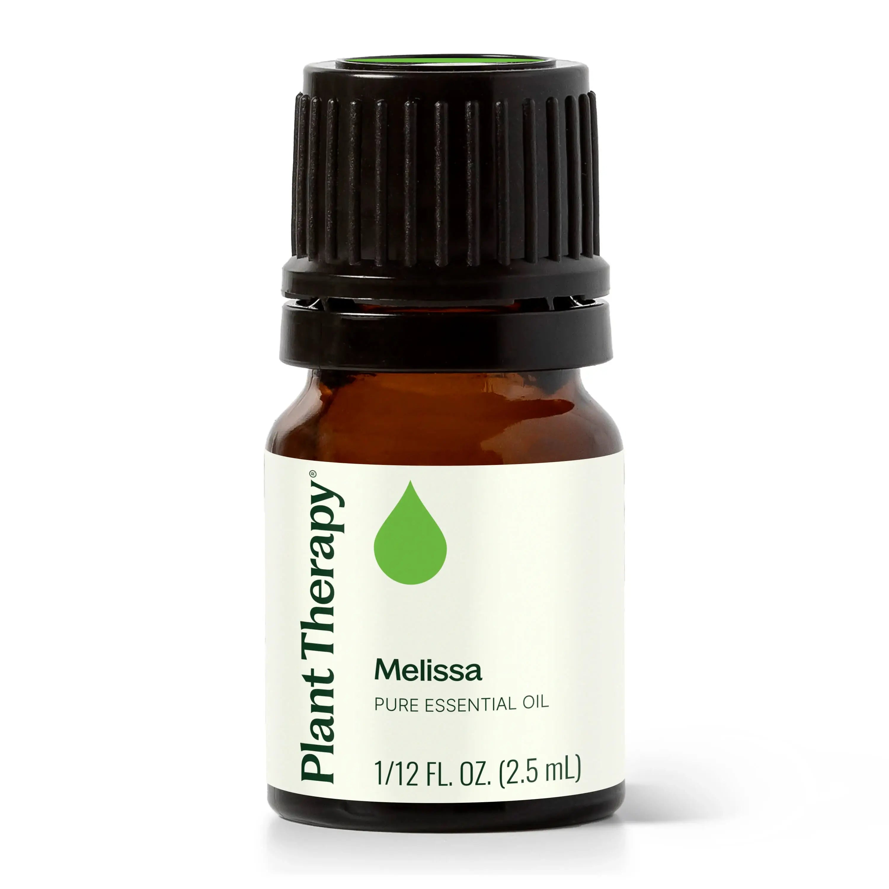 Melissa essential oil bottle with a white label on a white background - JOY - Journey Of You - Spiritual, Holistic, Empowering
