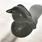 BLACK OBSIDIAN RAVEN CARVING - represent ancient wisdom, intelligence, and transformation - Obsidian is lustrous volcanic glass - excellent protective stone - external energies and protecting - against negativity - negative vibrations in the environment - clarity in healing - Joy - Journey of you