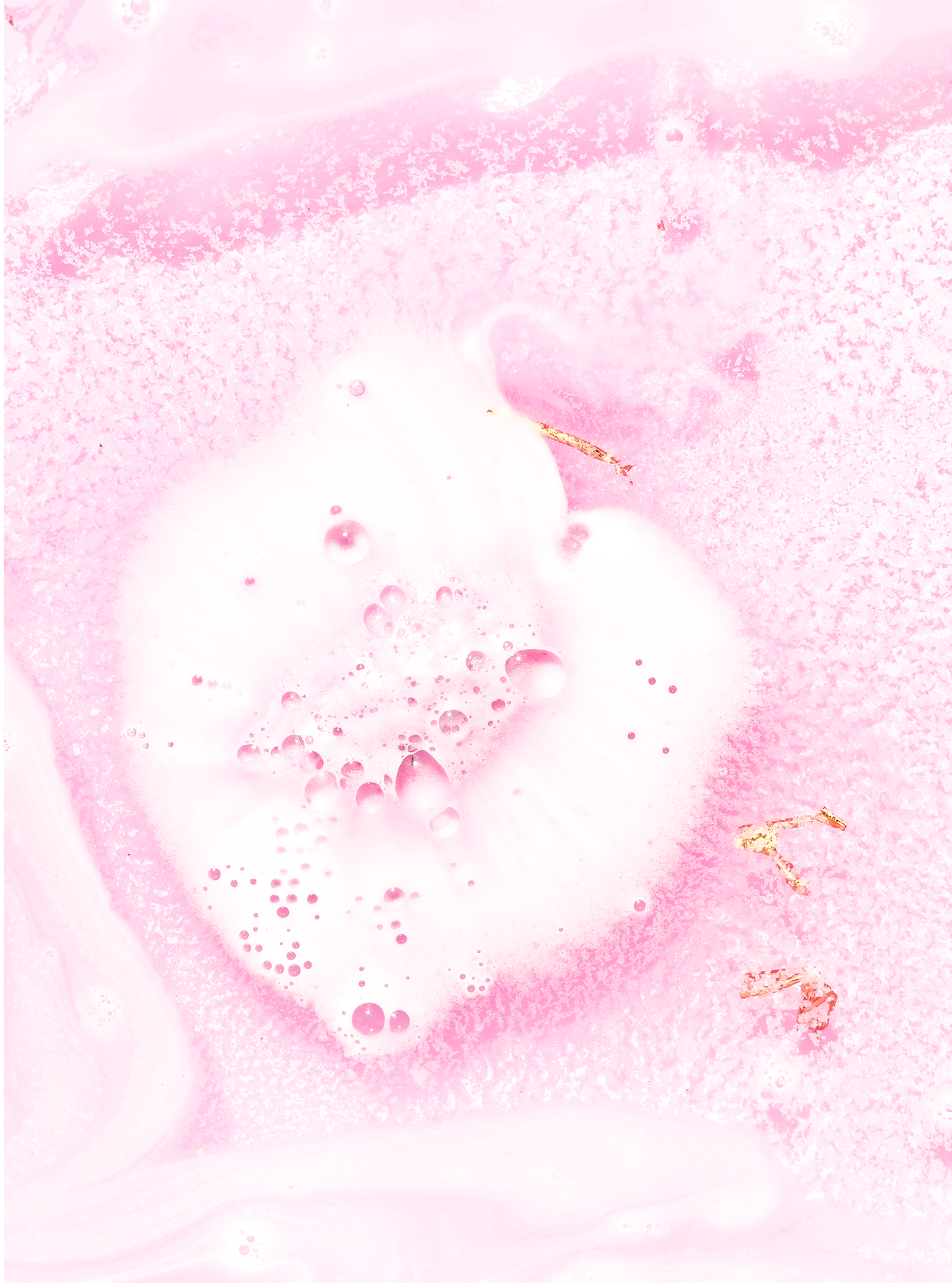CRYSTAL BATH BOMB - ROSE QUARTZ - JASMINE - hot relaxing bath - essential oils - Amethyst & Aquamarine - INGREDIENTS ﻿﻿Sodium Bicarbonate, Sodium Sulfate, Citric Acid, Sodium Chloride, Camellia Japonica Seed Oil, Simmondsia Chinensis (Jojoba) Seed Oil, Butyrospermum Parkii (Shea Butter) Oil, Jasmine Essential Oil, Gold Foil, Orange 4, Gold Powder - Joy - Journey of you