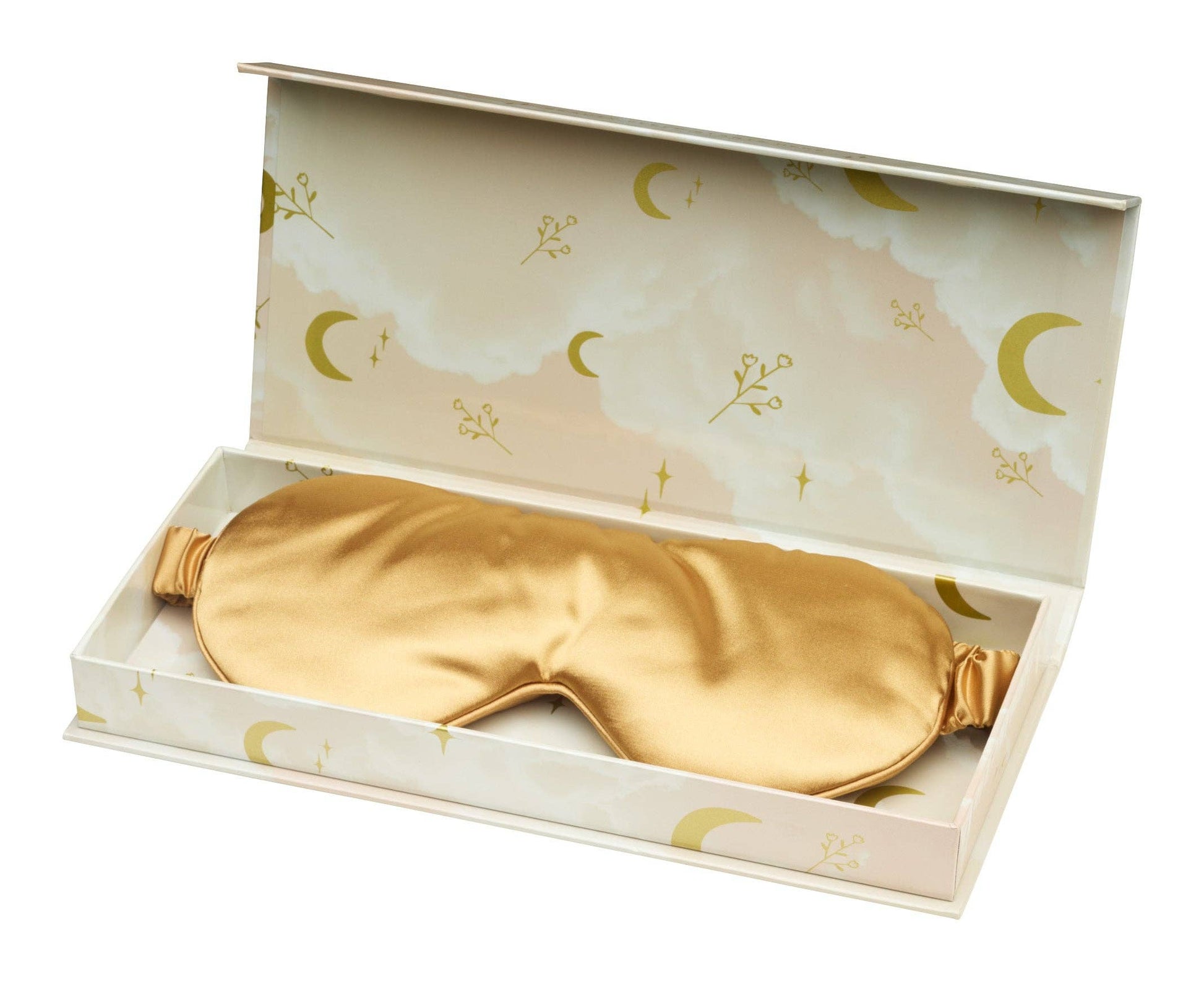 DREAM EYE MASK - GOLD - 100% VEGAN - perfect for the daydreamer - little beauty sleep - protect the delicate skin around your eyes while reducing fine lines, wrinkles and skin impurities - Joy - Journey of you