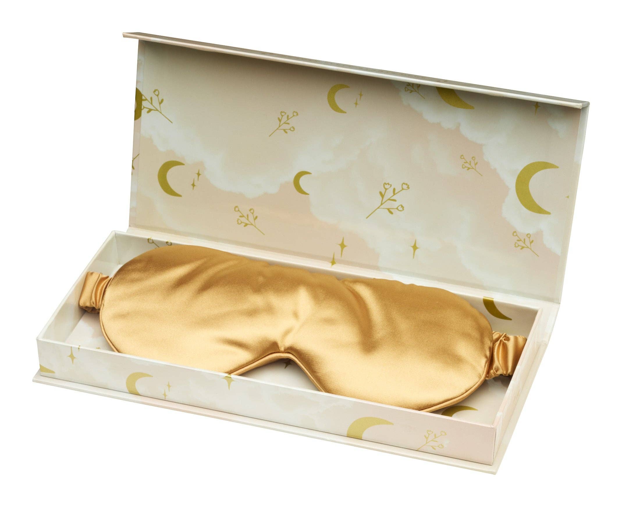 DREAM EYE MASK - GOLD - 100% VEGAN - perfect for the daydreamer - little beauty sleep - protect the delicate skin around your eyes while reducing fine lines, wrinkles and skin impurities - Joy - Journey of you