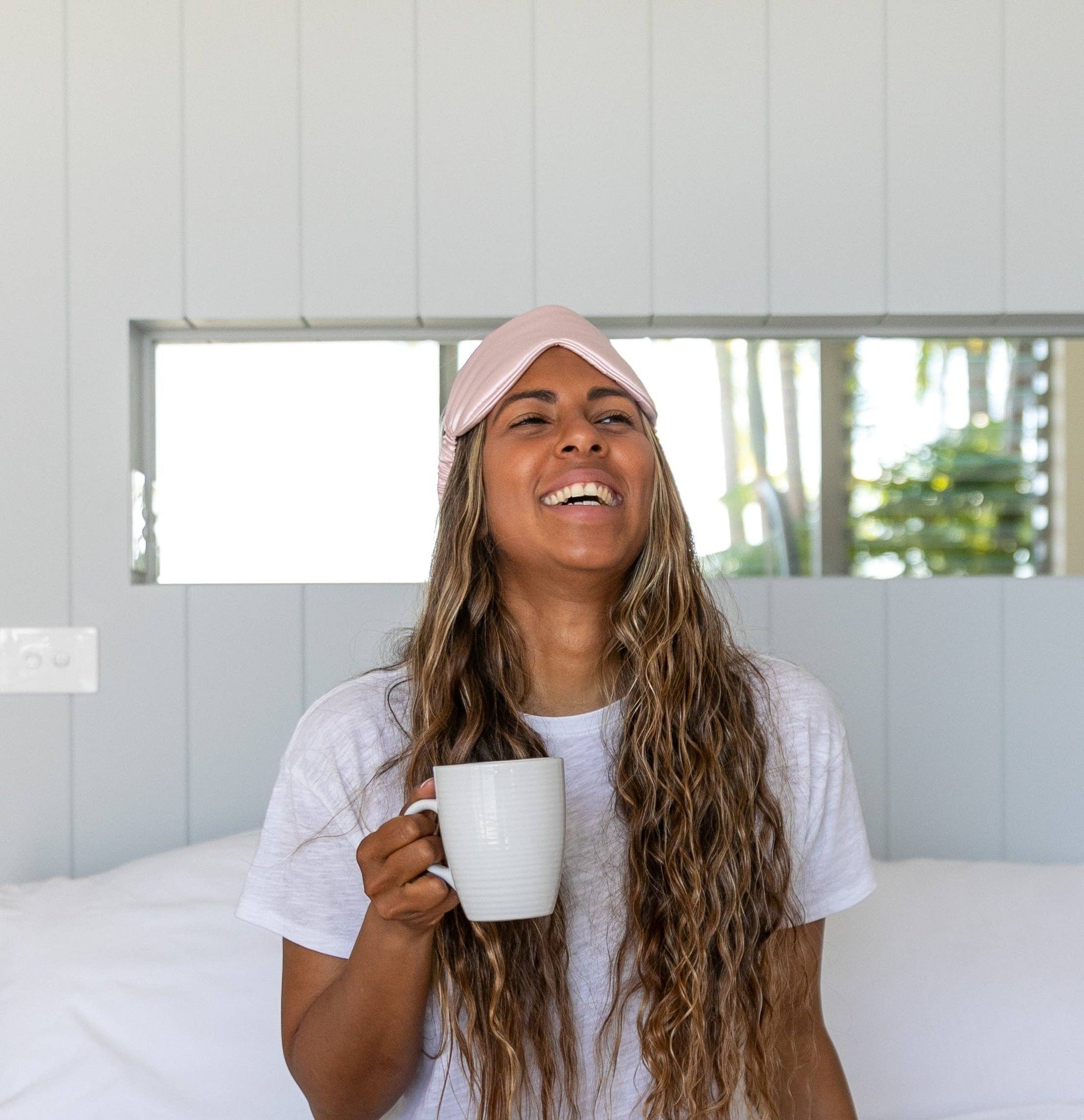 DREAM EYE MASK - ROSE - 100% VEGAN - perfect for the daydreamer - little beauty sleep - protect the delicate skin around your eyes while reducing fine lines, wrinkles and skin impurities - Joy - Journey of you