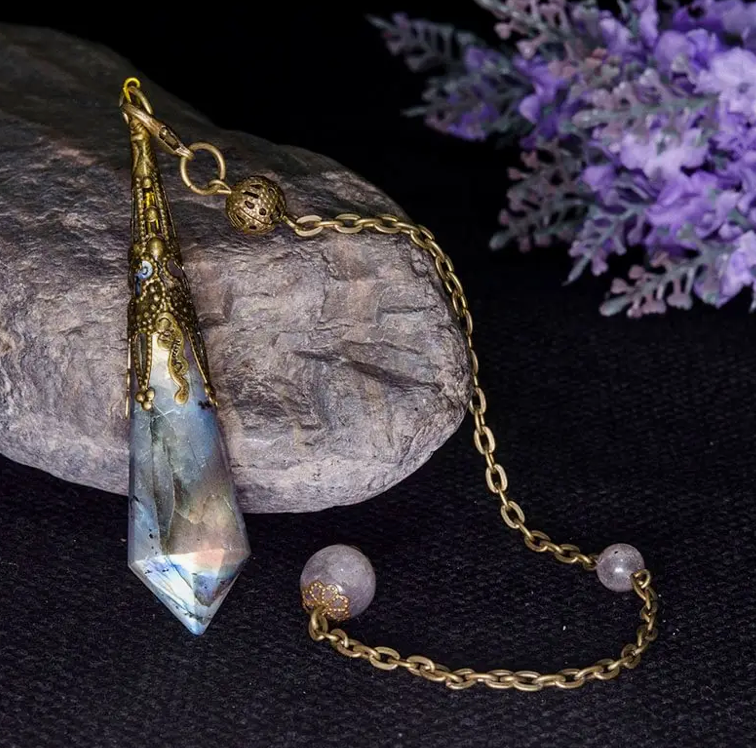 GREY MOONSTONE PROTECTION PENDULUM (COPY) - stone - Joy - Journey of You