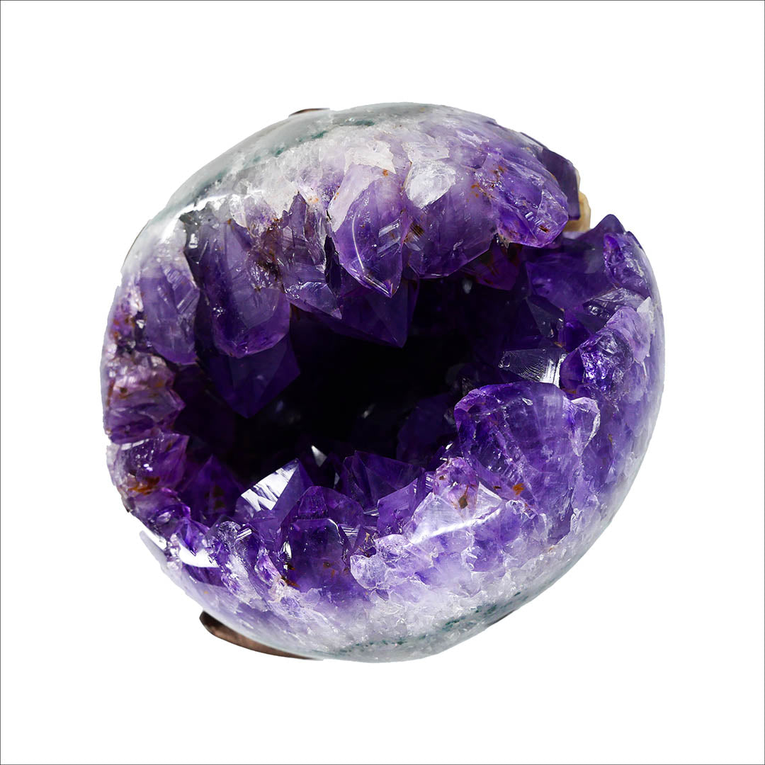 Large Amethyst Egg on a swivel stand