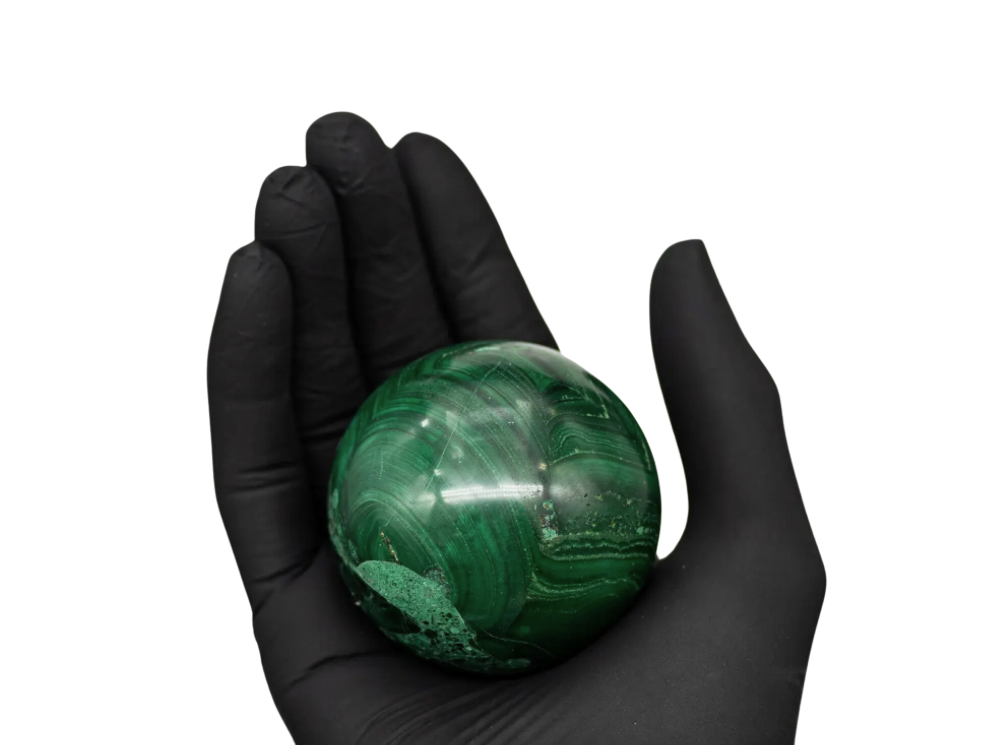 MALACHITE SPHERE / 6-7CM AVG -  natural product - Beautiful Stone - Joy Of Journey