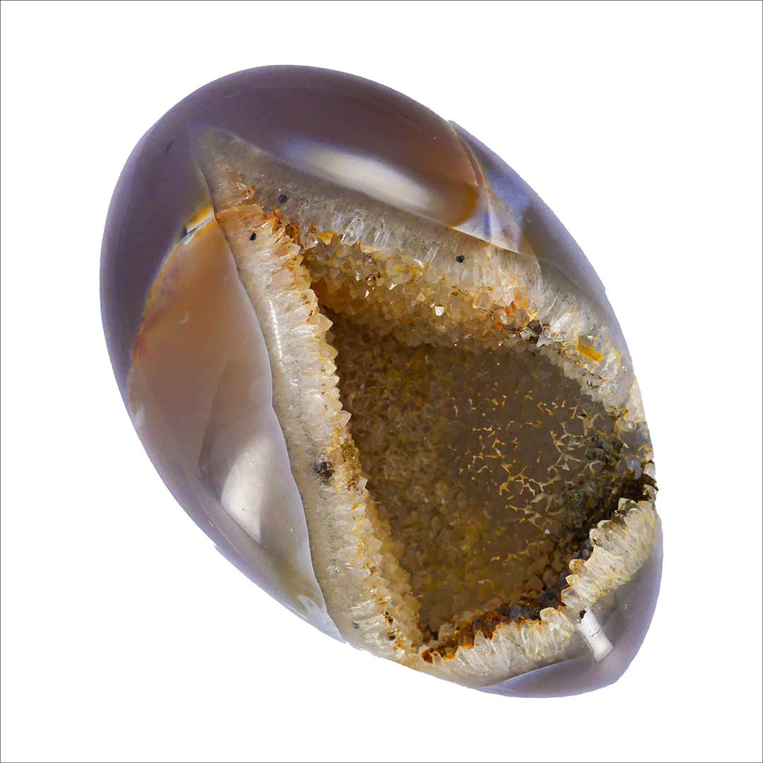 Drusy Agate Egg- with small stand