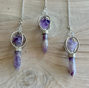 PENDULUM - AMETHYST MERKABAH - AMETHYST POINT - Pendulum - stone - Joy - Journey of You