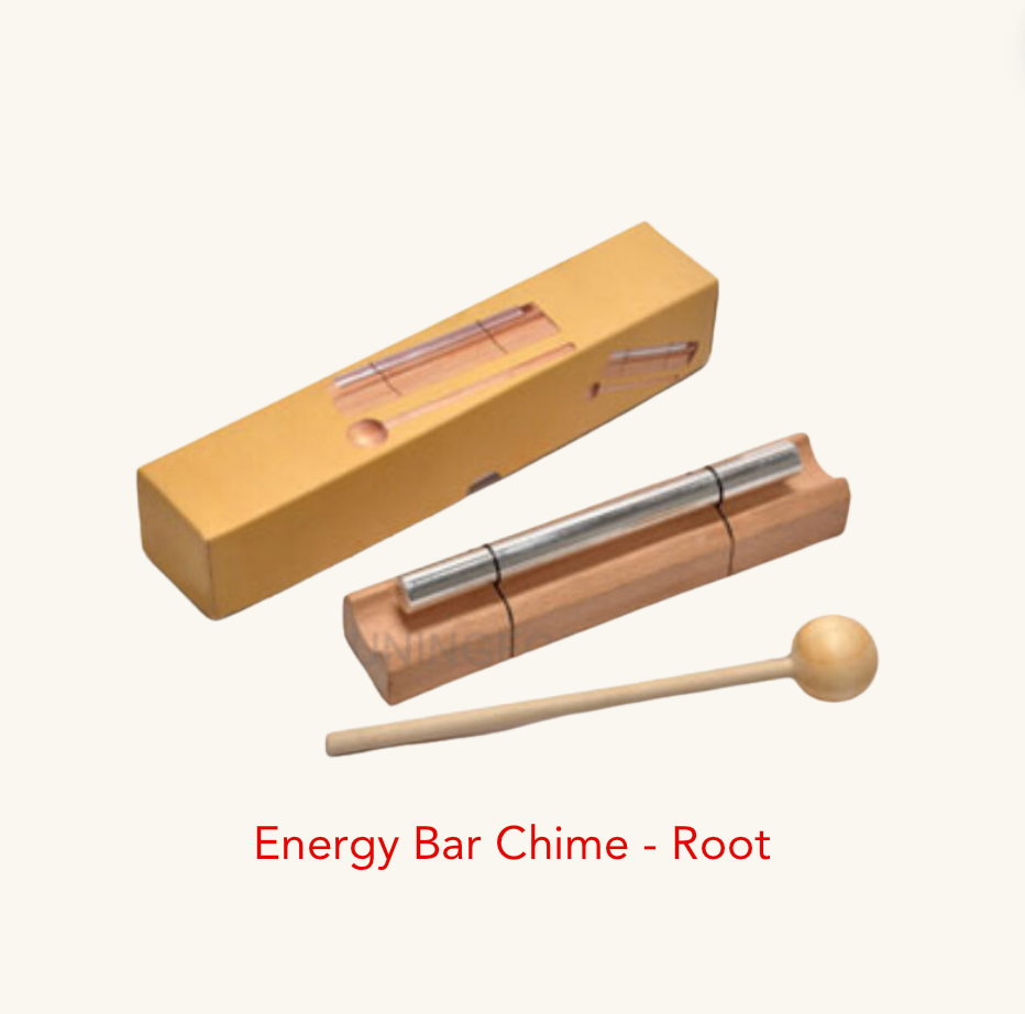 Root Chakra Energy Bar Chime – Tone C for Grounding &amp; Stability
