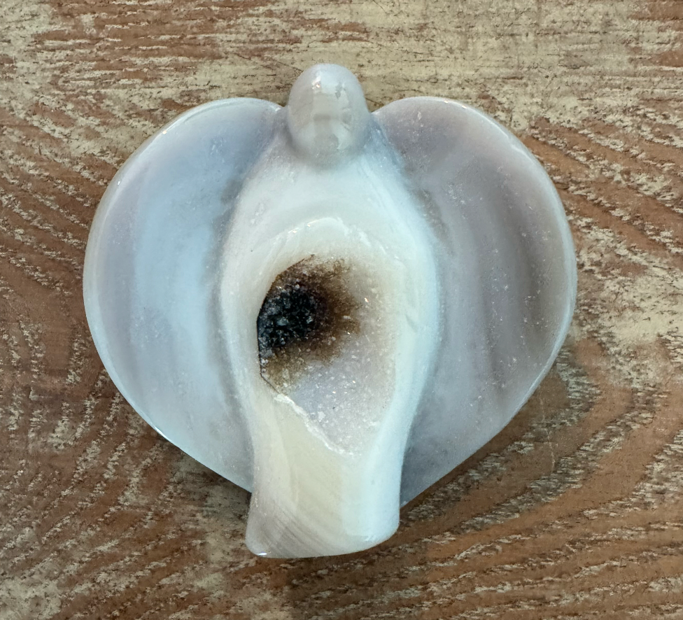 SPARKLY AGATE DRUZY ANGELS - 2 - Joy - Journey of You