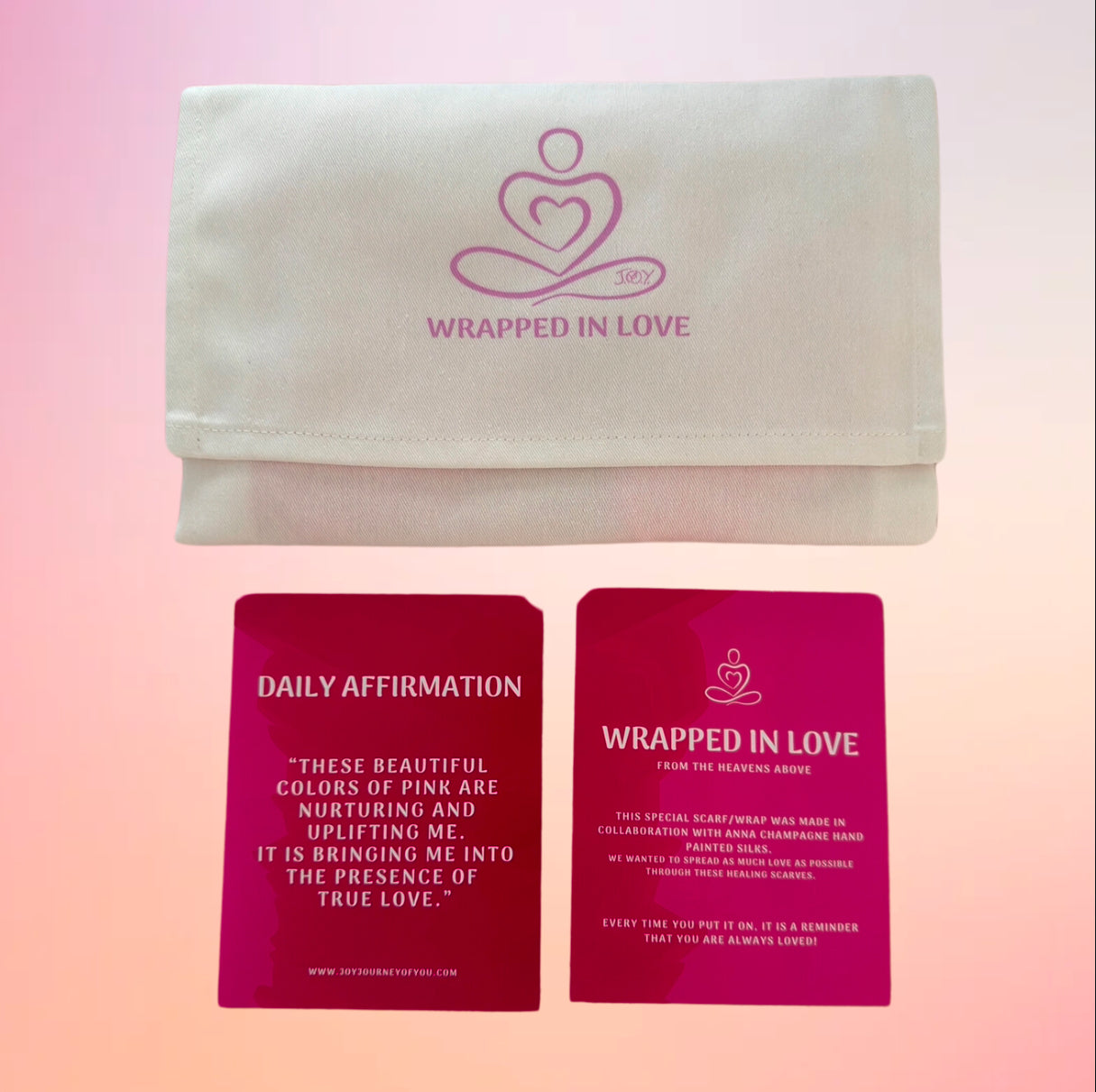 WRAPPED IN LOVE - HAND DYED SCARF - LIGHTER PINK - silk scarf - 100% Silk Charmeuse - Joy - Journey of You