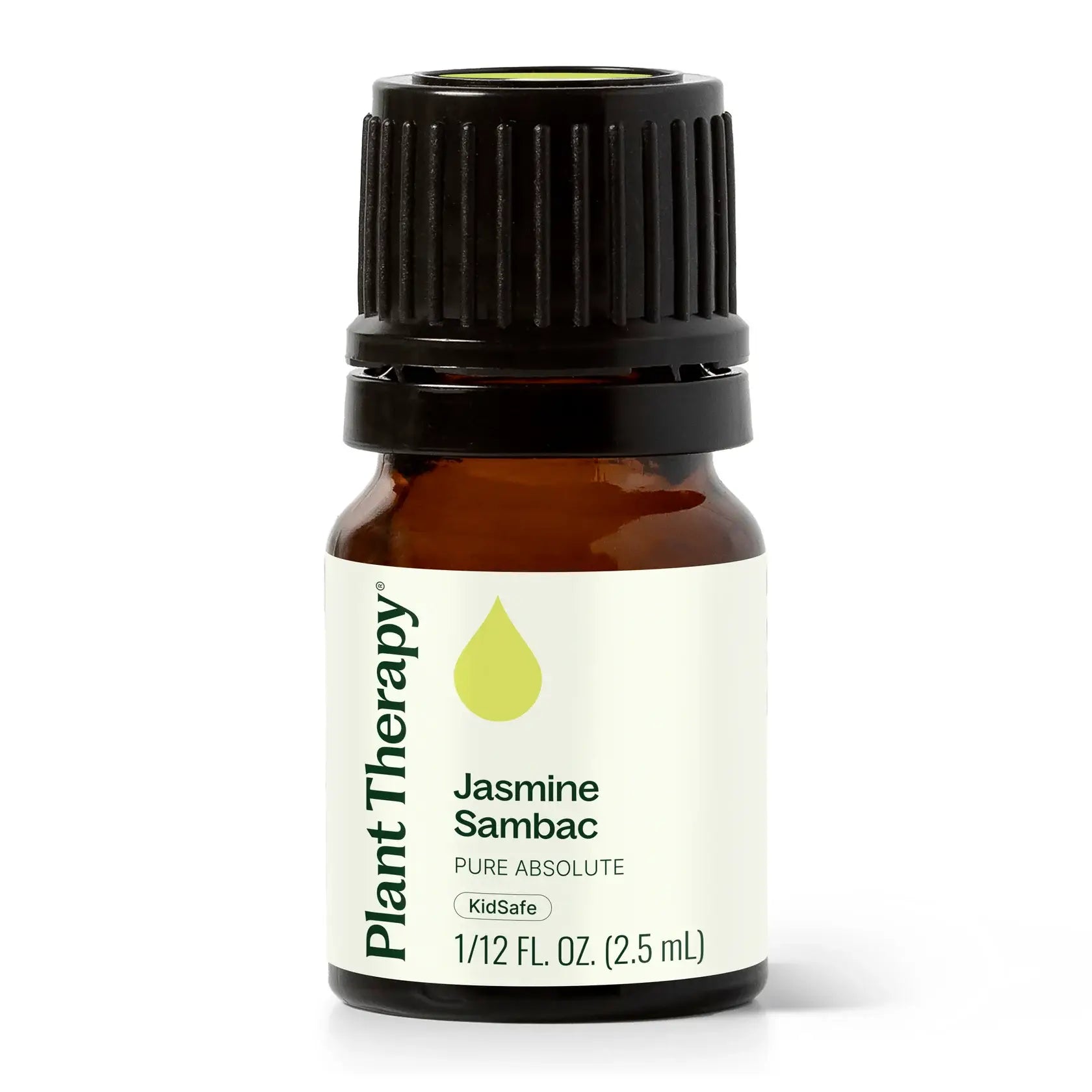 Bottle of Plant Therapy Jasmine Sambac essential oil on a white background - JOY - Journey Of You - Spiritual, Holistic, Empowering