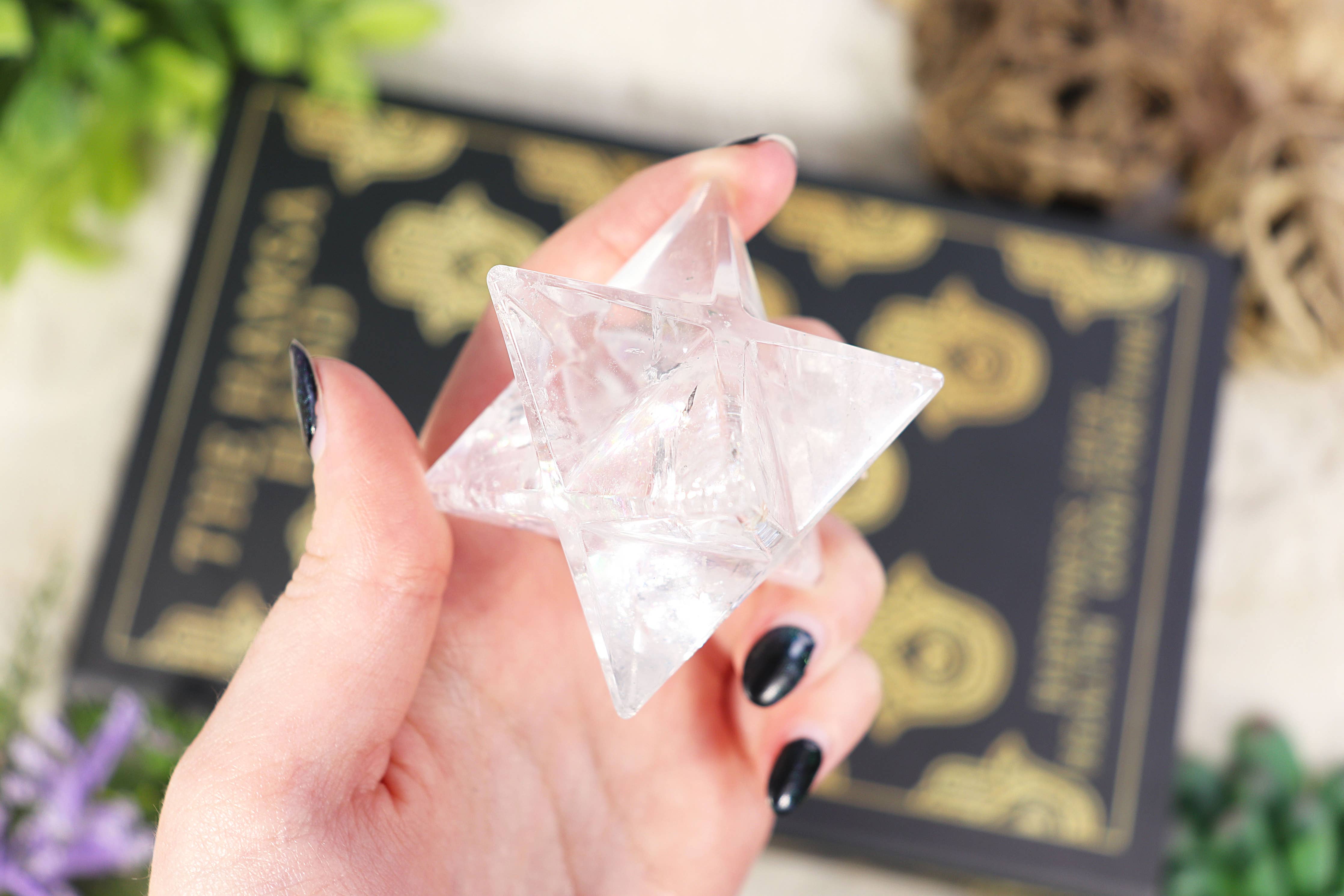 Clear Quartz Merkaba