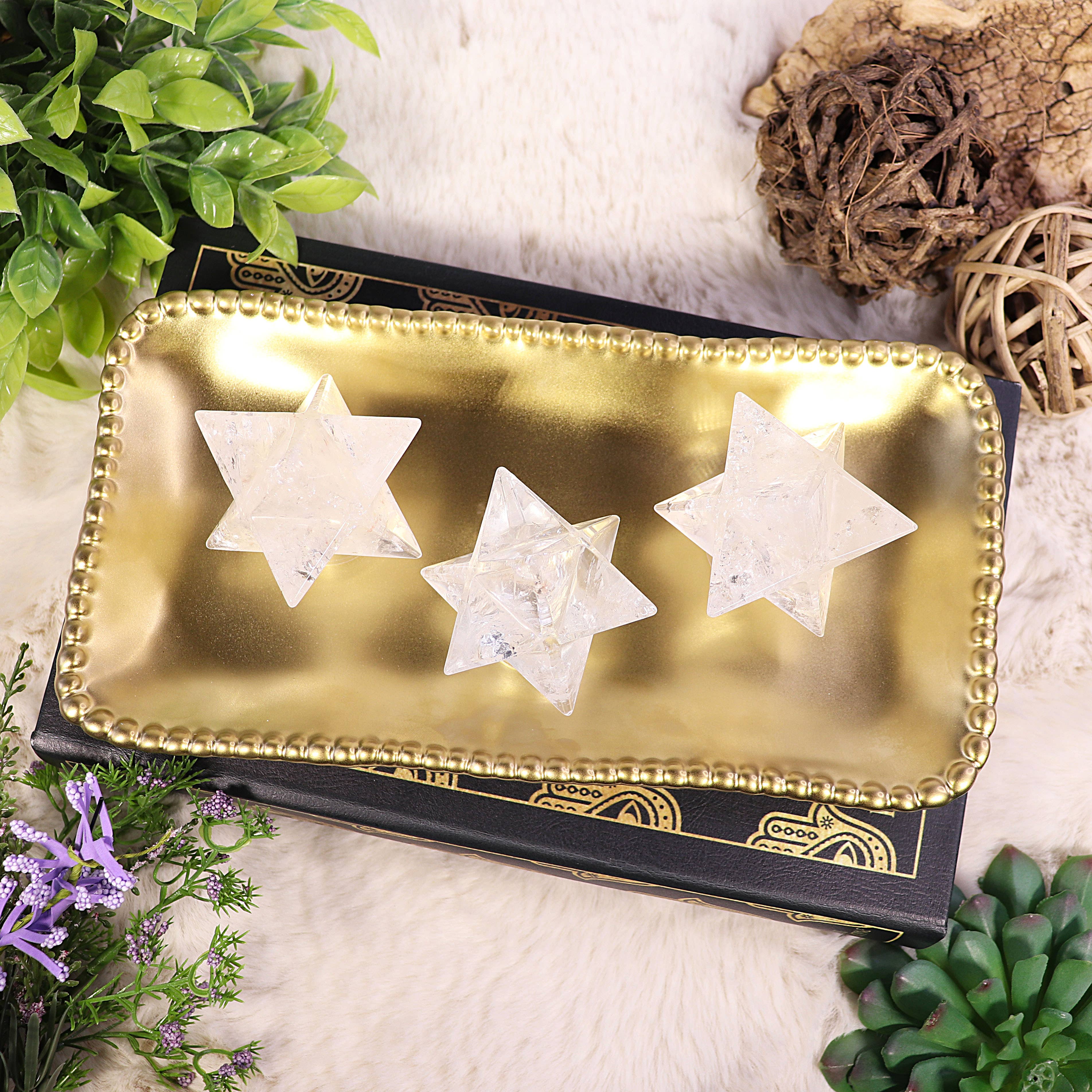 Clear Quartz Merkaba