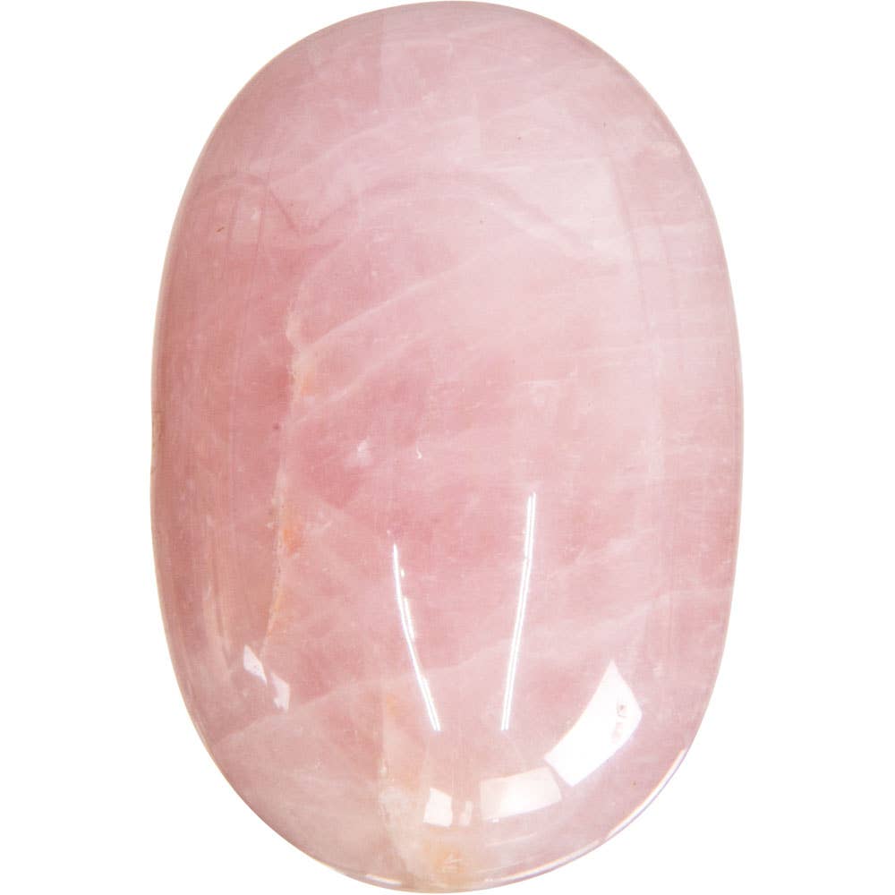 Pink stone on a white background - JOY - Journey Of You - Spiritual, Holistic, Empowering