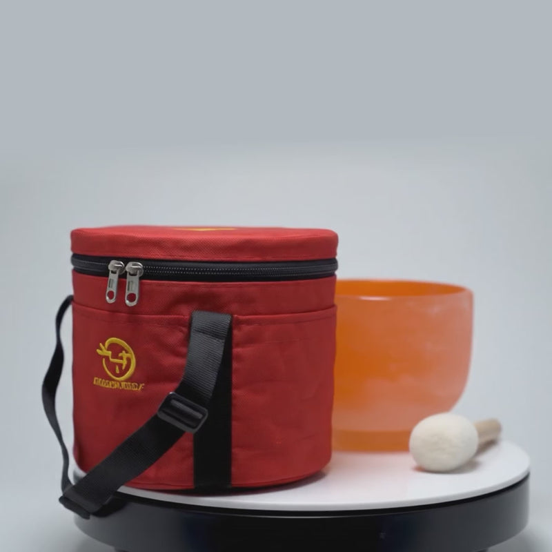 crystal bowl and bag