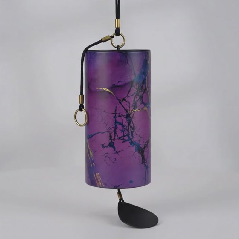 wind chimes - purple for fall