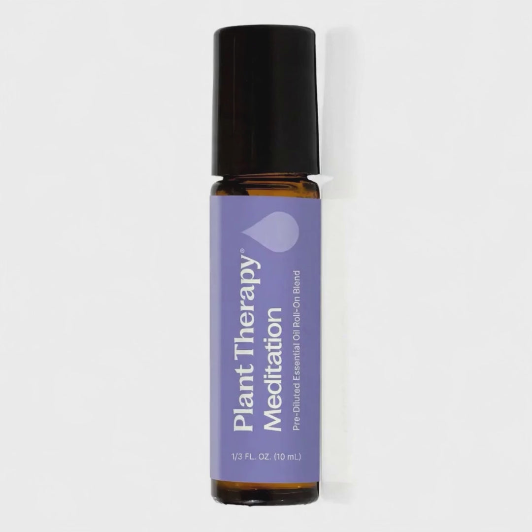 Load video: plant therapy meditation pre deluted essential oil roll on blend