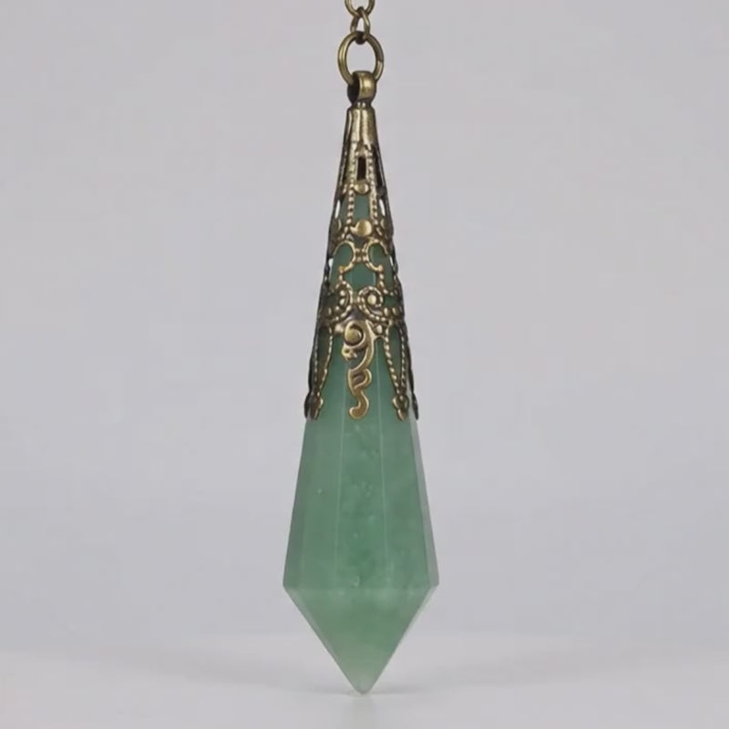 Green Aventurine Balance Energy Pendulum