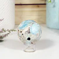 Blue Aragonite Sphere (Small)