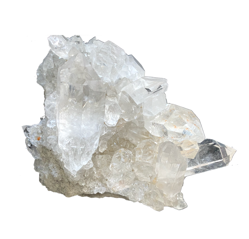 Crystal Clear Quartz Cluster