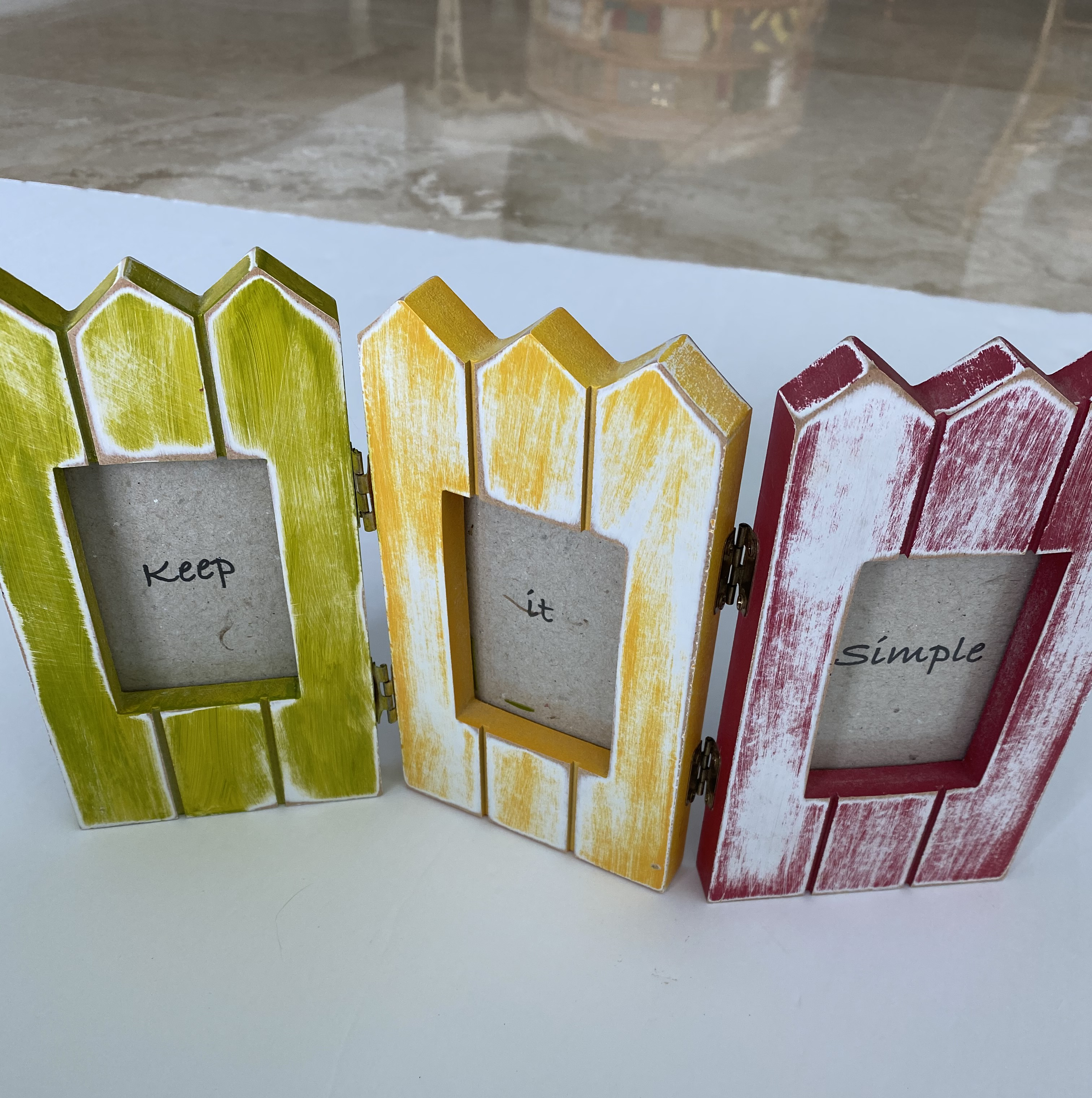 Picket Fence Picture Frame