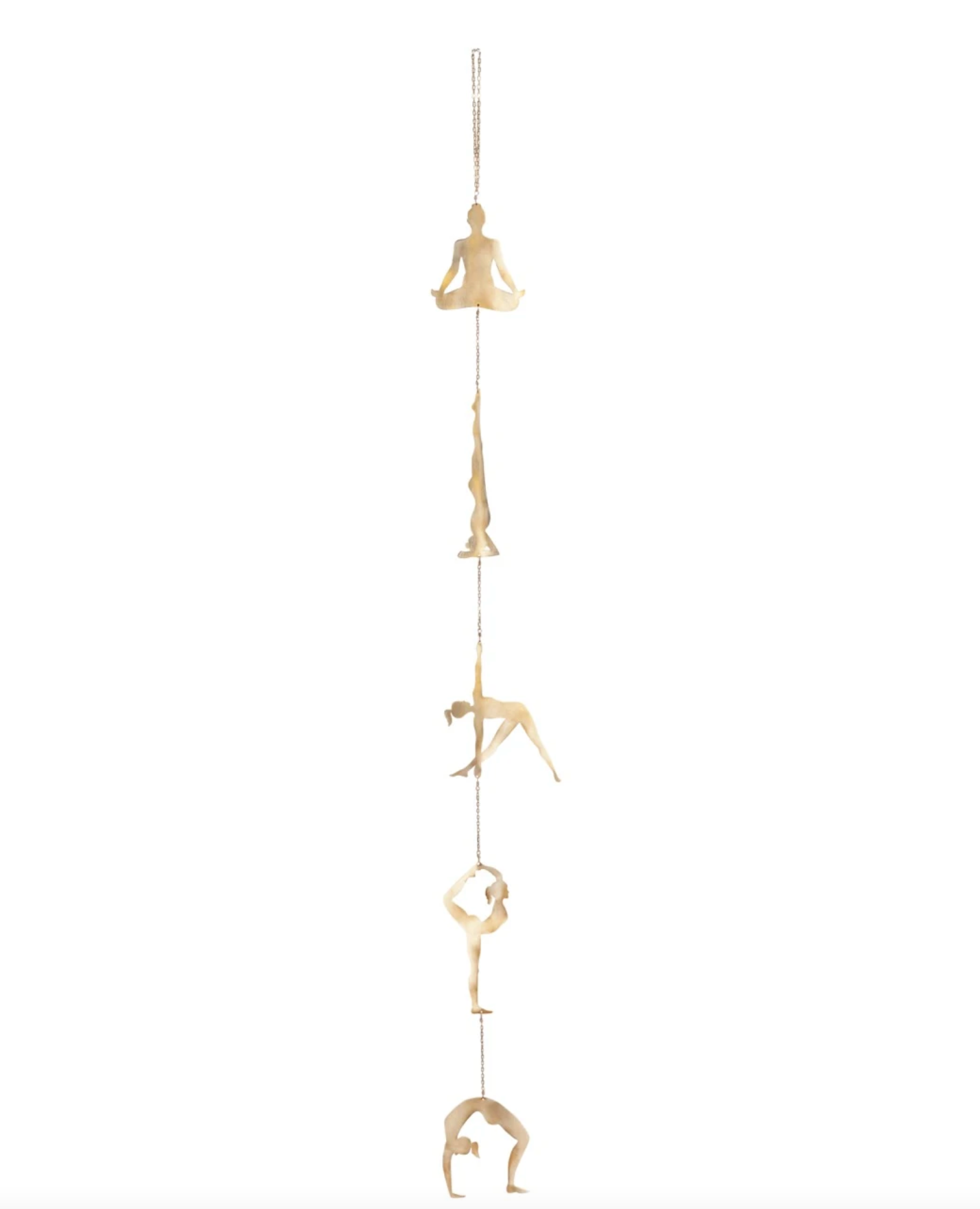Ariana Ost - Yoga Pose Wall Hanging - Gold