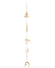 Ariana Ost - Yoga Pose Wall Hanging - Gold