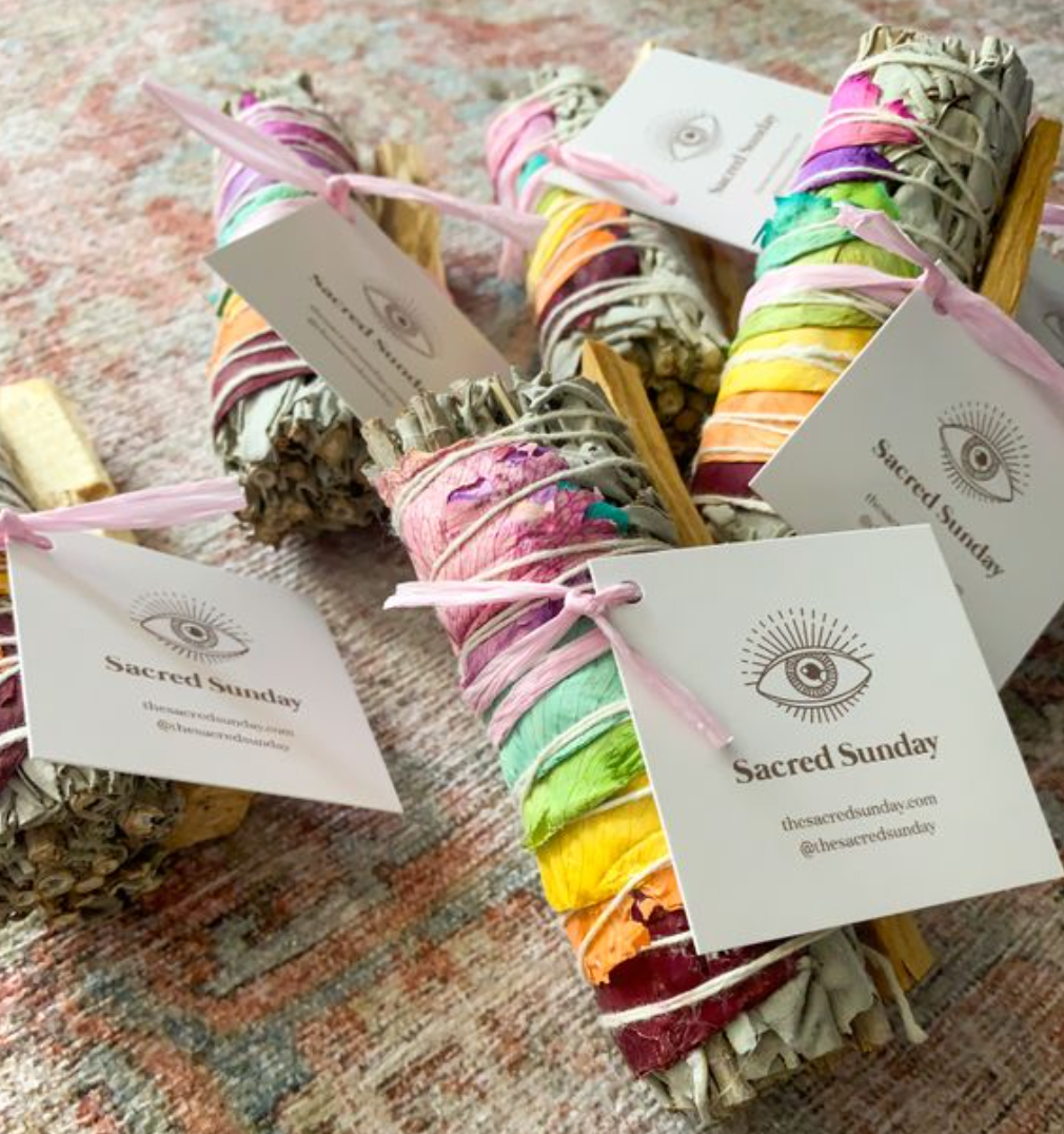 White Sage Wand + Palo Santo Smudge