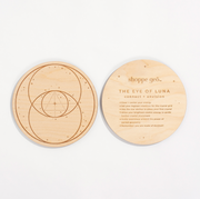 Baltic Birch Crystal Grid – Eye of Luna Sacred Geometry Board