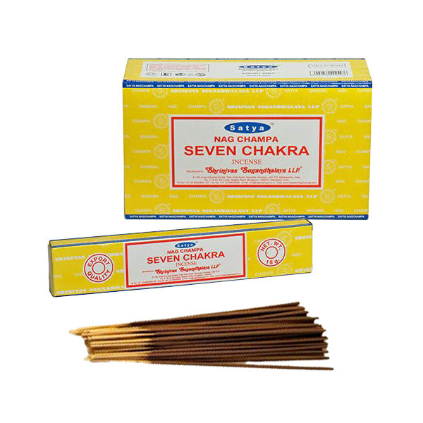 Satya Incense Sticks - Seven Chakra